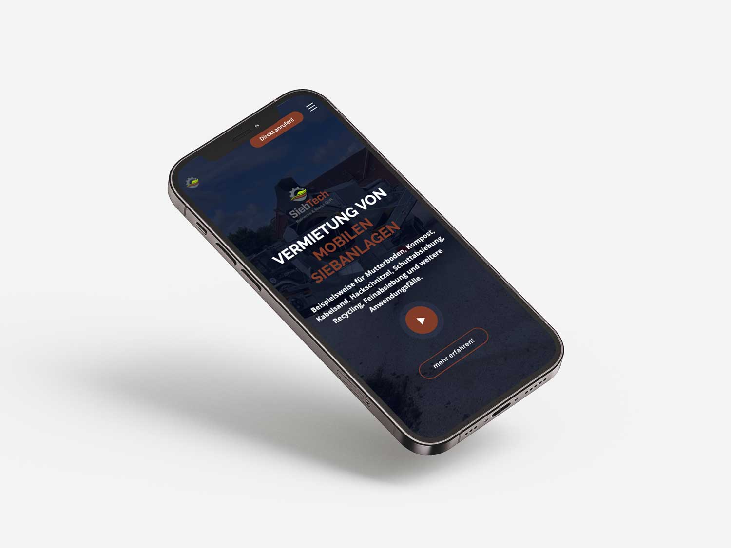 SiebTech – Konzeption und Umsetzung der Homepage